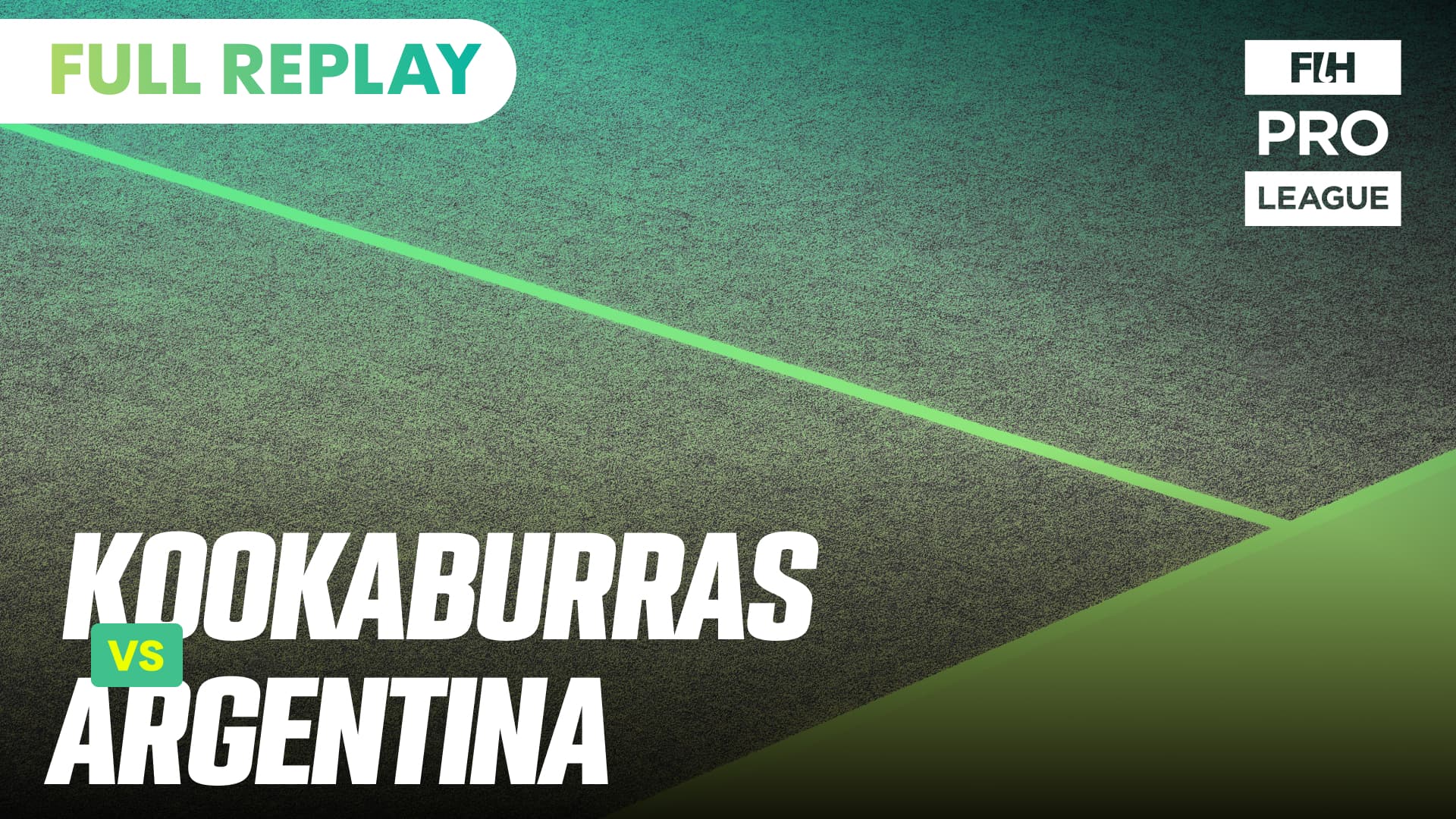20. Kookaburras v Argentina | FIH Pro League