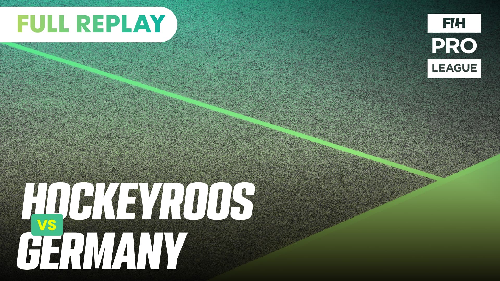 21. Hockeyroos v Germany | FIH Pro League
